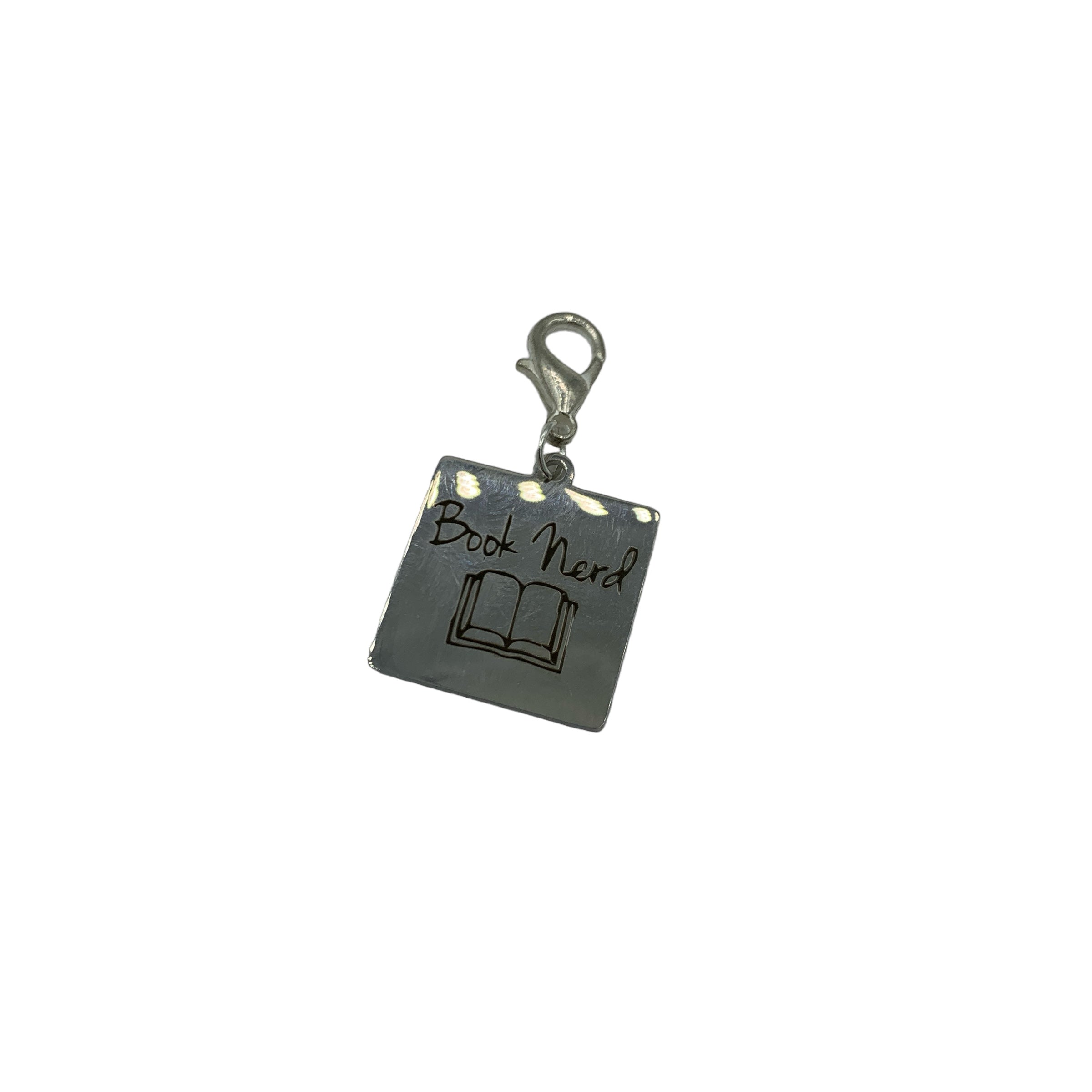 Charm - Book Nerd Silver $5